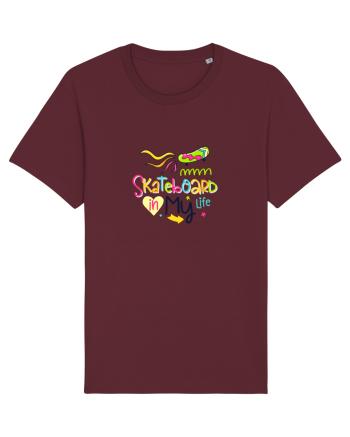 Skateboard in My Life Burgundy