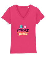 Forever Together Tricou mânecă scurtă guler V Damă Evoker