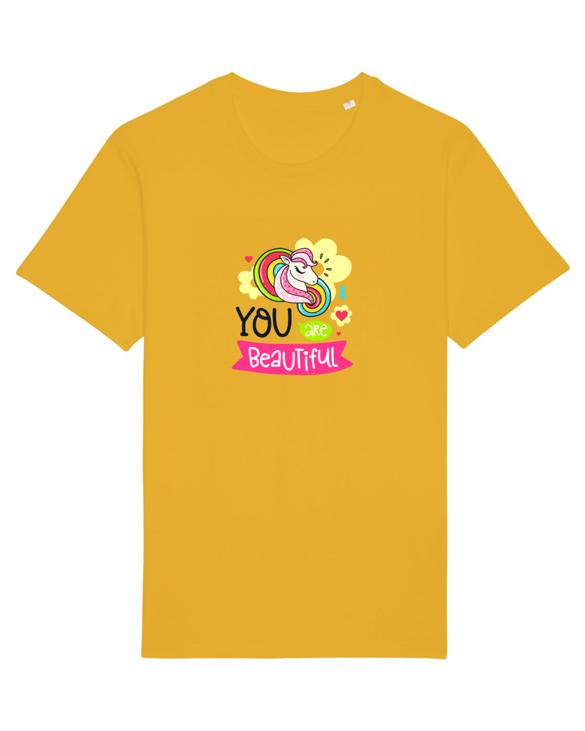 Tricou mânecă scurtă Unisex Rocker Spectra Yellow