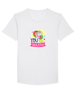 You are Beautiful Tricou mânecă scurtă guler larg Bărbat Skater