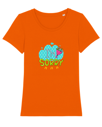 I'm Sorry Bright Orange