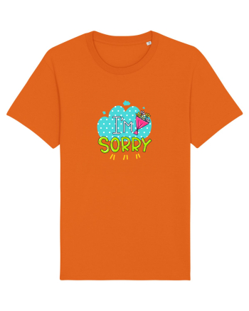 I'm Sorry Bright Orange