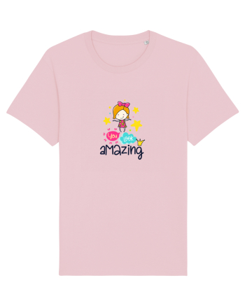 You look Amazing Cotton Pink