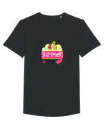 Summer Time Tricou mânecă scurtă guler larg Bărbat Skater