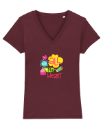 All my Heart Tricou mânecă scurtă guler V Damă Evoker