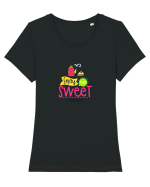 Enjoy this Sweet Moment Tricou mânecă scurtă guler larg fitted Damă Expresser