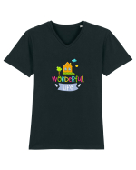 Wonderful Life Tricou mânecă scurtă guler V Bărbat Presenter