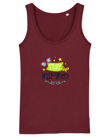 Stay Inspired Burgundy