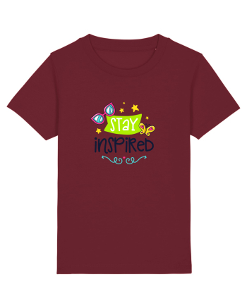 Stay Inspired Burgundy