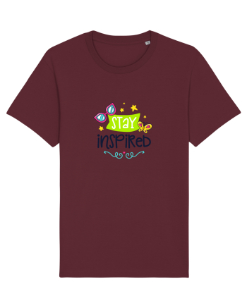 Stay Inspired Burgundy