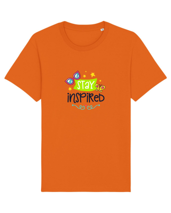 Stay Inspired Bright Orange