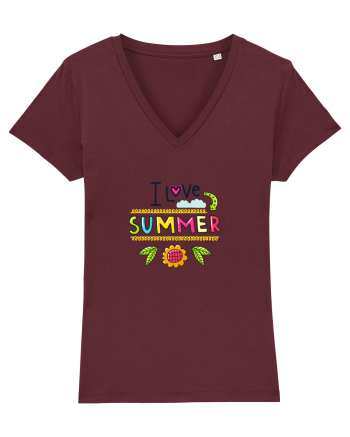 I love Summer Burgundy