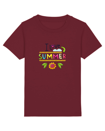 I love Summer Burgundy