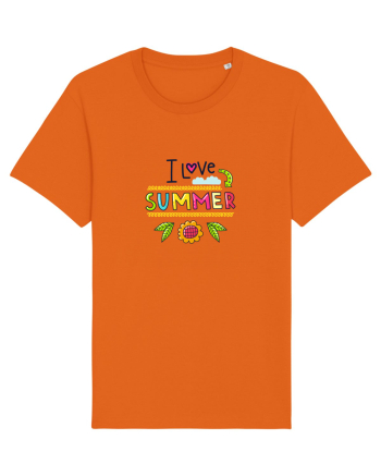 I love Summer Bright Orange