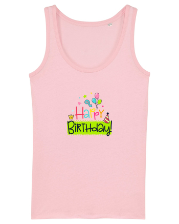 Happy Birthday Cotton Pink