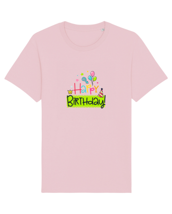 Happy Birthday Cotton Pink