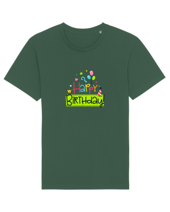 Happy Birthday Bottle Green