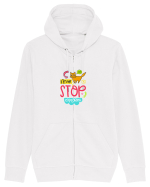 Never Stop Exploring Hanorac cu fermoar Unisex Connector