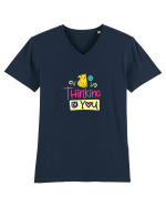 Thinking of You Tricou mânecă scurtă guler V Bărbat Presenter