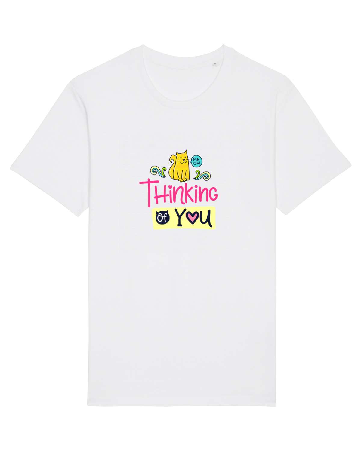 Tricou mânecă scurtă Unisex Rocker White