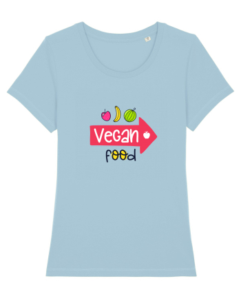 Vegan Food Sky Blue