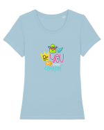 Be you but Cooler Tricou mânecă scurtă guler larg fitted Damă Expresser