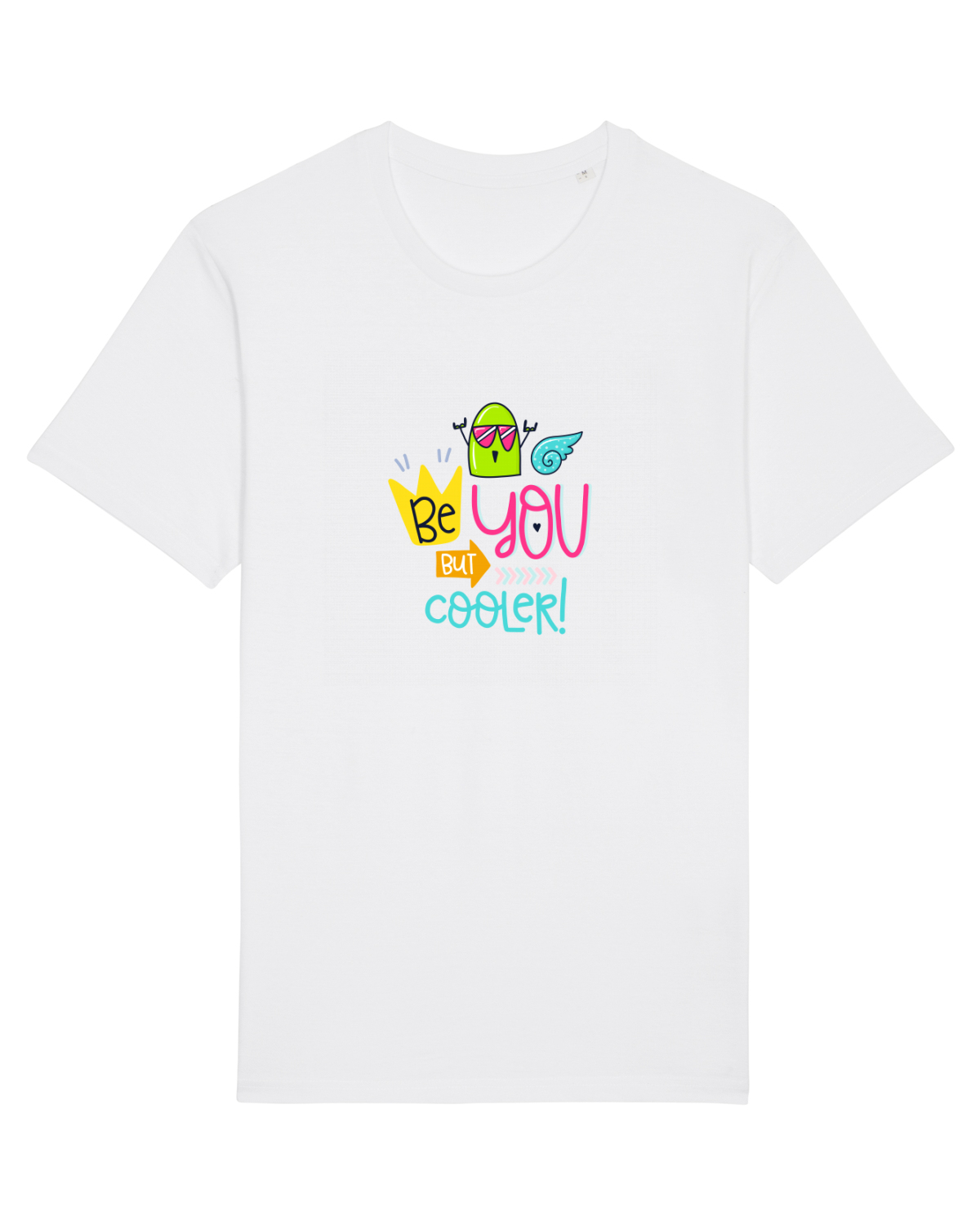 Tricou mânecă scurtă Unisex Rocker White