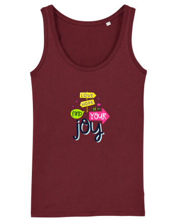 Find Your Joy Burgundy