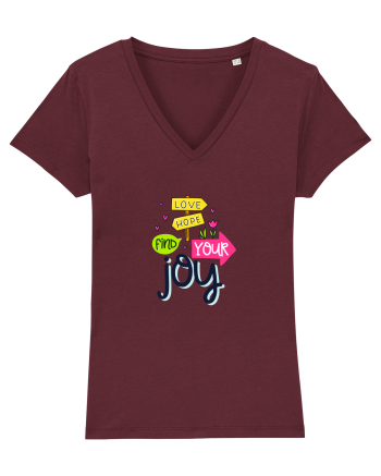 Find Your Joy Burgundy