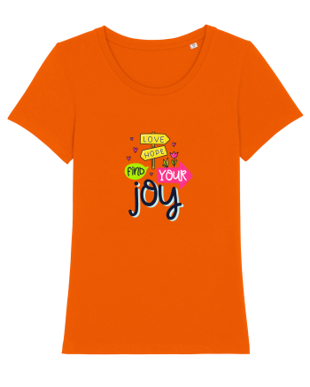 Find Your Joy Bright Orange