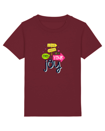Find Your Joy Burgundy