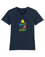 You are my Happy Tricou mânecă scurtă guler V Bărbat Presenter