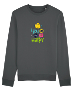 You are my Happy Bluză mânecă lungă Unisex Rise