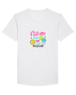 Nature does not have Bad Weather Tricou mânecă scurtă guler larg Bărbat Skater