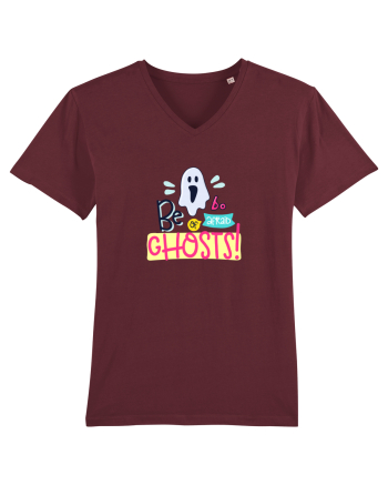 Be Afraid of Ghosts Burgundy