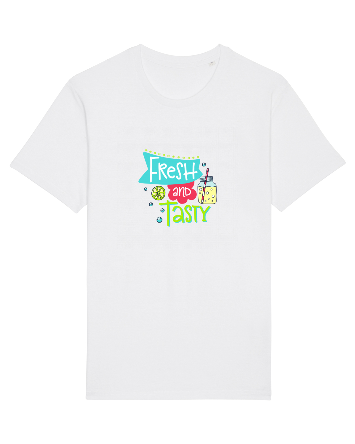 Tricou mânecă scurtă Unisex Rocker White