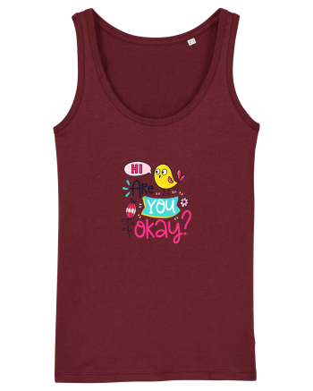 Hi are you Okay? Burgundy