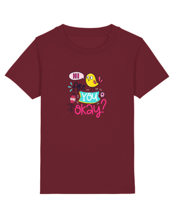 Hi are you Okay? Burgundy