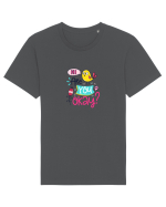 Hi are you Okay? Tricou mânecă scurtă Unisex Rocker