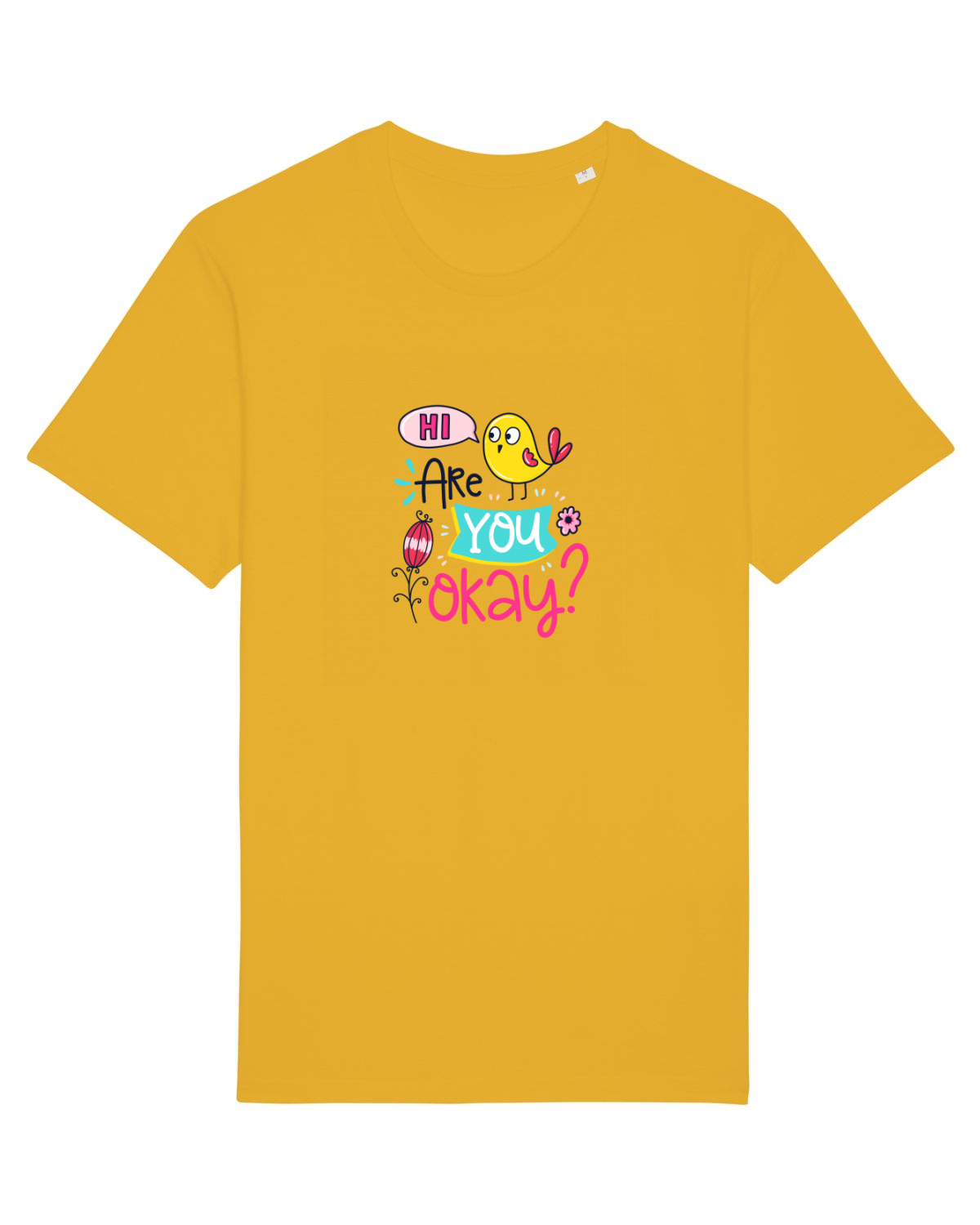 Tricou mânecă scurtă Unisex Rocker Spectra Yellow