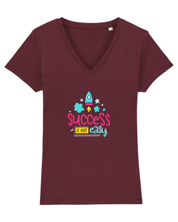 Success is not Easy Burgundy