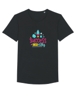 Success is not Easy Tricou mânecă scurtă guler larg Bărbat Skater