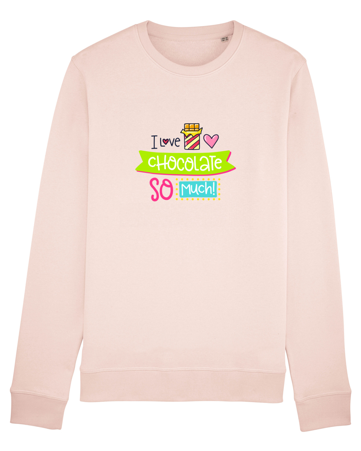 Bluză mânecă lungă Unisex Rise Candy Pink