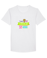 I love Chocolate so Much Tricou mânecă scurtă guler larg Bărbat Skater