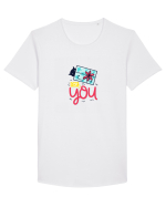 For You Tricou mânecă scurtă guler larg Bărbat Skater