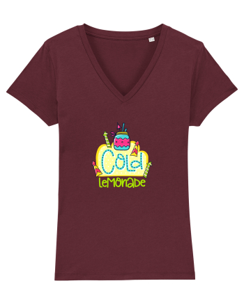 Cold Lemonade Burgundy