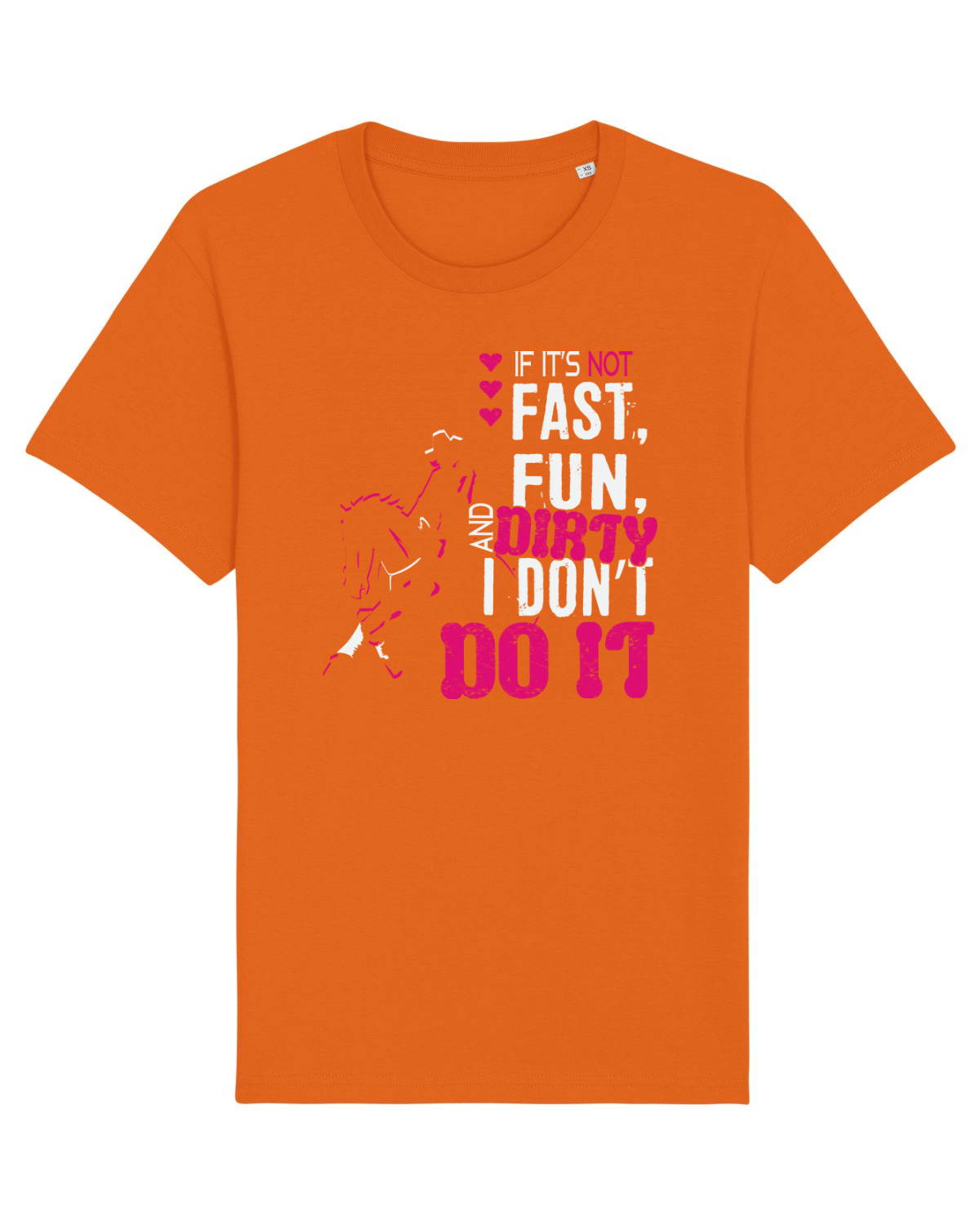 Tricou mânecă scurtă Unisex Rocker Bright Orange