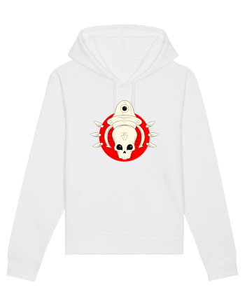 Craniu Rosu Cartoon White