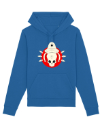 Craniu Rosu Cartoon Hanorac Unisex Drummer