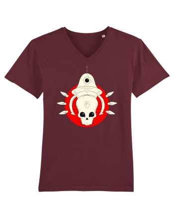 Craniu Rosu Cartoon Burgundy